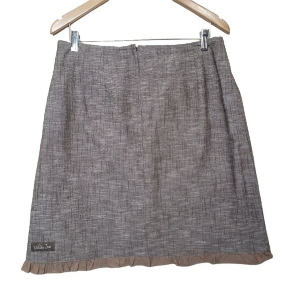 Matilda Jane Dresses & Skirts - Women's Matilda Jane Hammond Bay Brown Beth Ruffled Skirt Size Medium